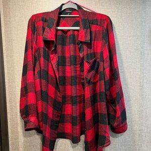 Torrid flannel button down
